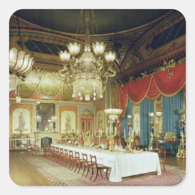 Adesivo Quadrado A Sala de Banqueteiros, 1815-23 (Frente)