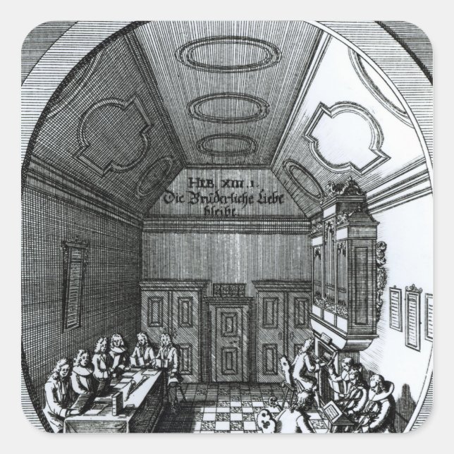Adesivo Quadrado A Sala de Música (Frente)