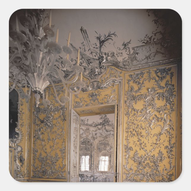 Adesivo Quadrado A Sala de repouso (Frente)