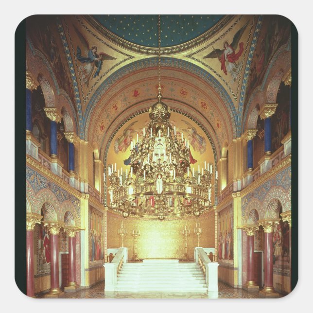 Adesivo Quadrado A Sala de Trono do norte (Frente)