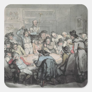 Adesivo Quadrado A sala do perigo