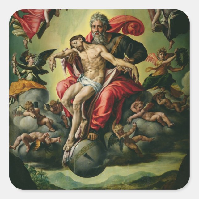 Adesivo Quadrado A Santa Trindade (Frente)