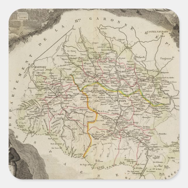 Adesivo Quadrado A secura (Frente)