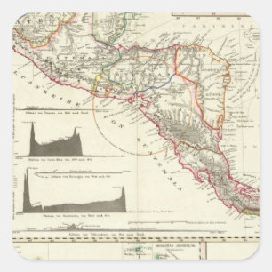 Adesivo Quadrado A série vulcânica de Guatemala
