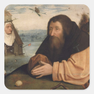 Adesivo Quadrado A tentação de St Anthony 2