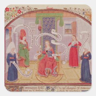 Adesivo Quadrado A Teoria das Virtudes Intelectual