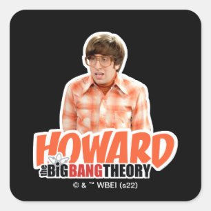 Adesivo Quadrado A Teoria do Big Bang   Howard