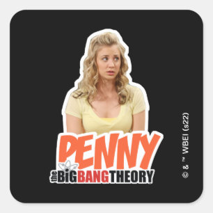 Adesivo Quadrado A Teoria do Big Bang   Penny