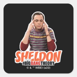 Adesivo Quadrado A Teoria do Big Bang   Sheldon