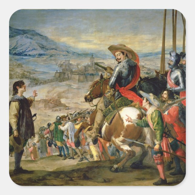 Adesivo Quadrado A Tomada de Breisach (Frente)