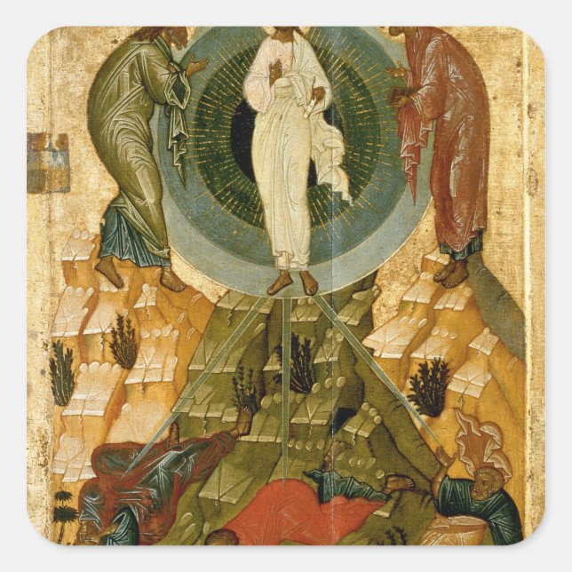 Adesivo Quadrado A Transfiguração do Nosso Senhor (Frente)