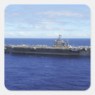 Adesivo Quadrado A transportadora aérea USS Abraham Lincoln 2