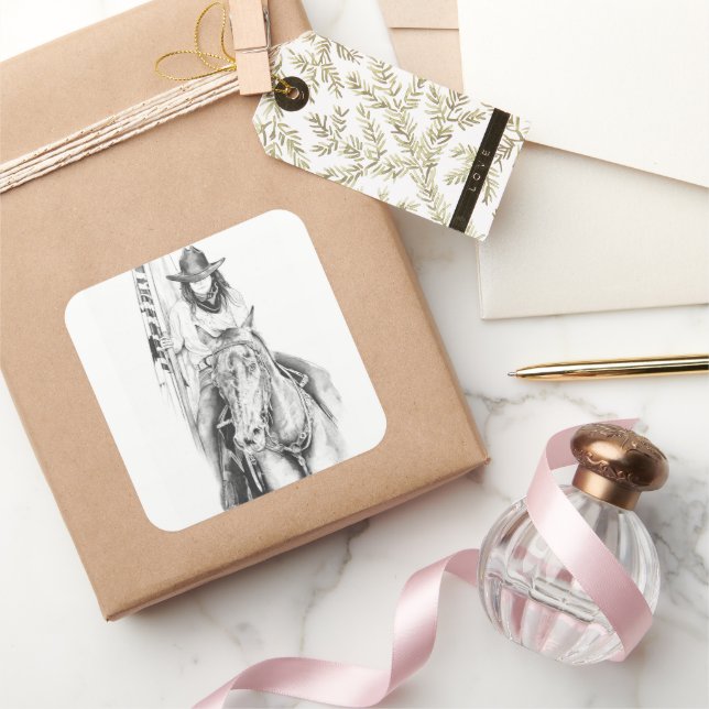 Adesivo Quadrado A transportadora de bandeira (Presentear)