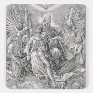 Adesivo Quadrado A trindade santamente, bar. 1511