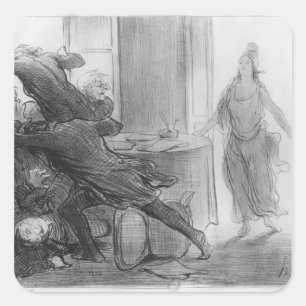 Adesivo Quadrado A última reunião de ministros dos ex-ministros