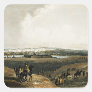 Adesivo Quadrado A união do forte no Missouri, chapeia 28 do volum