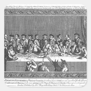 Adesivo Quadrado A Vela da Reforma é Luz'