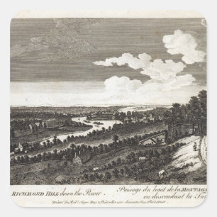 Adesivo Quadrado A View from Richmond Hill no rio