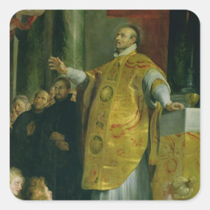 Adesivo Quadrado A visão da Rua, Ignatius da Loyola