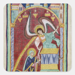 Adesivo Quadrado A visão de St. Aldegondius