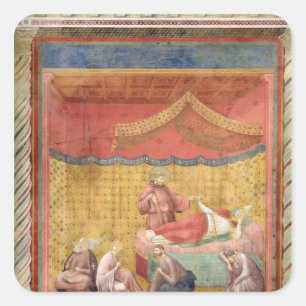 Adesivo Quadrado A visão do papa Gregory IX 1297-99