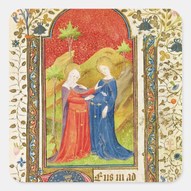 Adesivo Quadrado A Visitação (Frente)