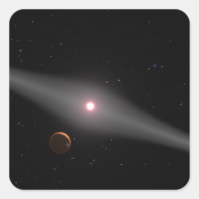 Adesivo Quadrado A vista da vizinhança (Frente)