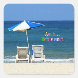 Adesivo Quadrado Aaah.aposentadoria