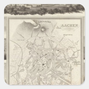 Adesivo Quadrado Aachen, Alemanha