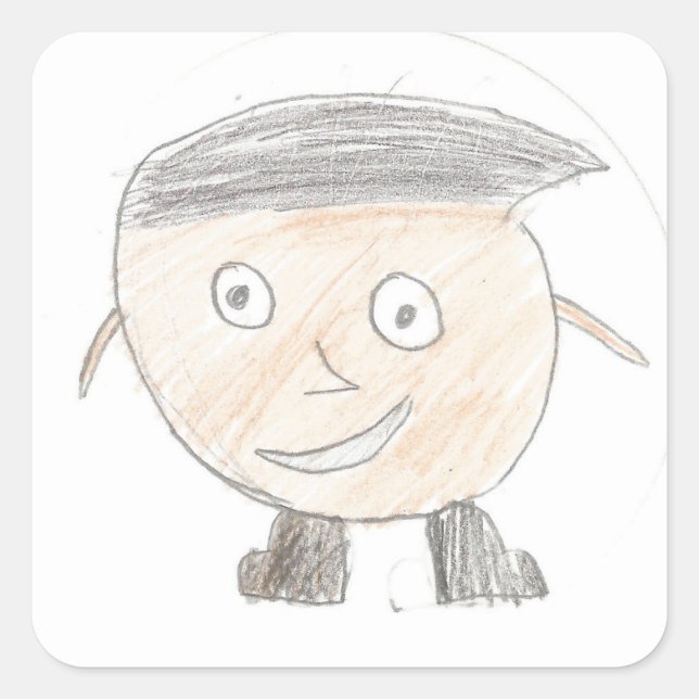 Adesivo Quadrado Aaron: Sticker Quadrado (Frente)