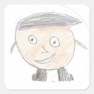 Adesivo Quadrado Aaron: Sticker Quadrado