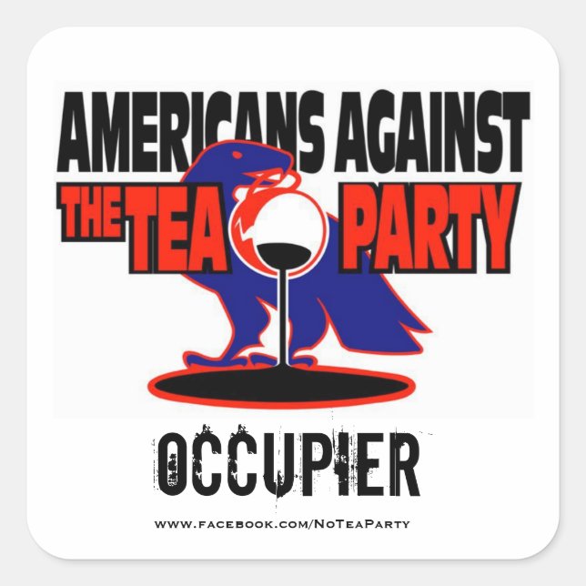 ADESIVO QUADRADO AATTP #OCCUPY 99% ESTICKERS (Frente)