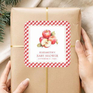 Adesivo Quadrado Abaixe A Maçã Do Ouvido