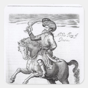 Adesivo Quadrado Abbas, rei de Persia