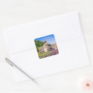 Adesivo Quadrado Abbaye de Sénanque em Provença