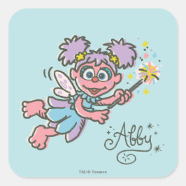 Adesivo Quadrado Abby Cadabby Flying