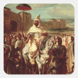 Adesivo Quadrado Abd Ar-Rahman Sultan de Marrocos