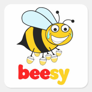 Adesivo Quadrado Abelha de BEESY Ocupada