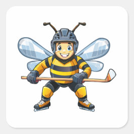 Adesivo Quadrado Abelha-europeia (Apis mellifera)