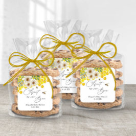 Adesivo Quadrado Abelhas, Abelhas de Mel e Margarida