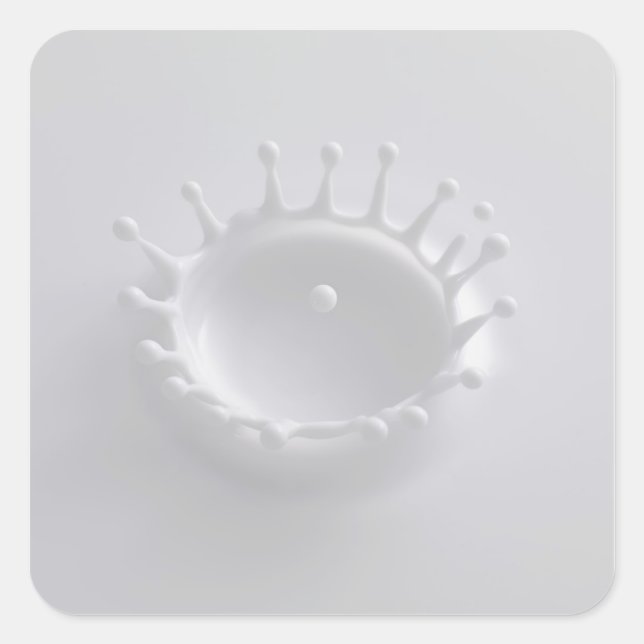 Adesivo Quadrado Abertura do leite (Frente)