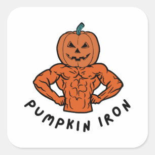 Adesivo Quadrado Abóbora de Ferro 