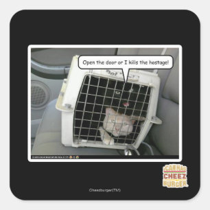 Adesivo Quadrado Abra a porta