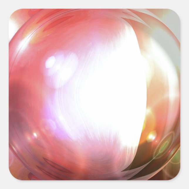 Adesivo Quadrado Abstrato Art (Frente)