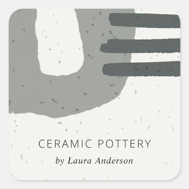 ADESIVO QUADRADO ABSTRATO CHIC TEXTURA CERAMICA CINZAS MARROM ESPEC (Frente)