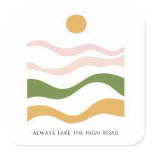 Abstrato Motivational Cote em Alta Estrada