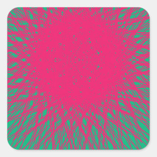 Adesivo Quadrado abstrato pinky
