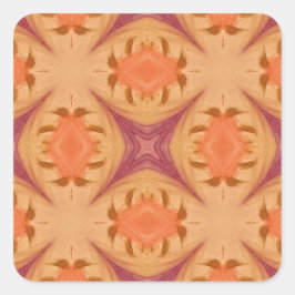 Adesivo Quadrado Abstrato Sunset