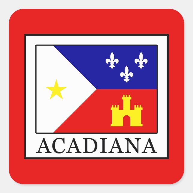 Adesivo Quadrado Acadiana (Frente)