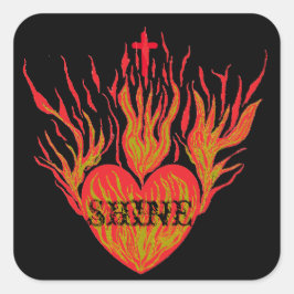 Adesivo Quadrado Acender A Luz